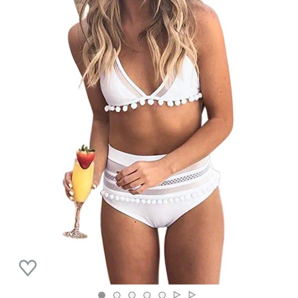 High waisted bathing suit bottoms